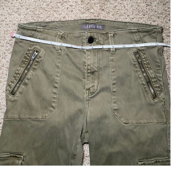 Level 99 Green Skinny Jeggings - Stretchy & Soft - Picture 11 of 13